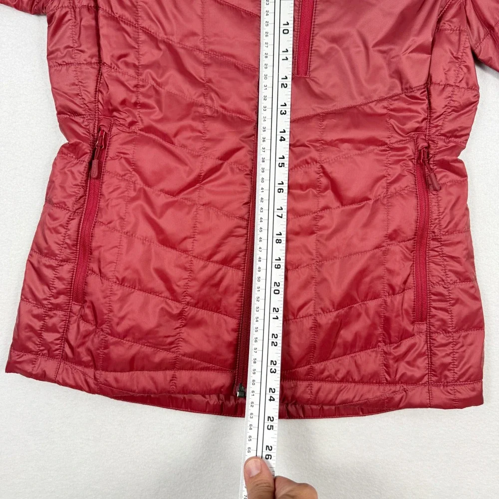 LL Bean Packaway Primaloft Hooded Jacket Size Petite XXS Womens Dark Rose NEW